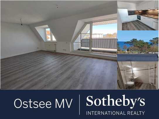 Moderne 2 Zimmer Mietwohnung mit Meerblick und Balkon!