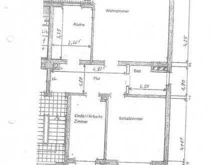 Renovierte 3,5-Zimmer-Wohnung 2. OG mit Balkon in Mülheim Broich
