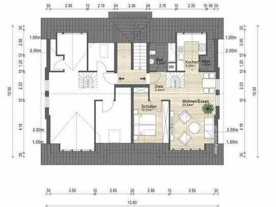 3 1/2-Zimmer Maisonette Wohnung mit Galerie und Tiefgaragen Stellplatz in Sonneberg