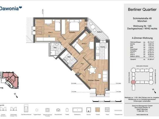 Helle modernisierte Wohnung in München-Schwabing