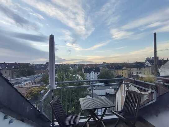 Blick in den Harz: Attraktive DG-Wohnung mit Dachterrasse und PKW-Stellplatz am Prinzen Park