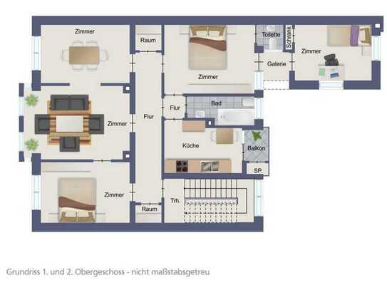 Zentrale 5-Zimmer-Wohnung Konrad-Adenauer-Straße in Neustadt an der Weinstraße