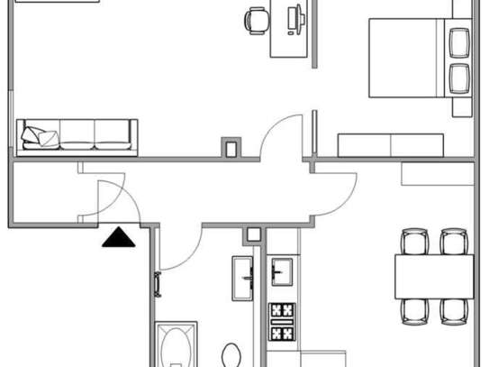 ERSTBEZUG zum 01.02.2025 - Zentrale & moderne Erdgeschosswohnung mit Garten