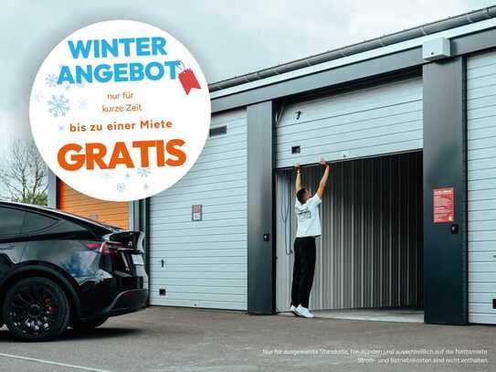 WINTERAKTION: Erste Miete gratis! 35 m² Garagen & Lagerflächen zur Miete