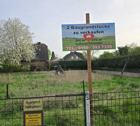 Baugrundstücke in toller Lage zu verkaufen. Das Grundstück besteht aus 2 Baugrundstücken(416/394qm)