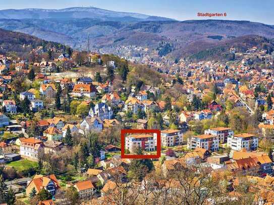 "Das Schloß im Blick" - Penthouse im Wernigeröder Stadtgarten