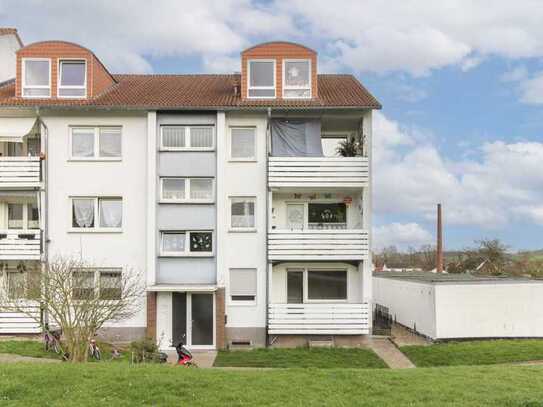 Ort der Gemütlichkeit: 2-Zi.-Erdgeschosswohnung mit Balkon in Bad Arolsen