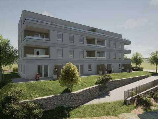 3-Zimmer-Neubauwohnung mit sonniger Süd-Terrasse direkt an der Waldach (Wohnung 2, EG)