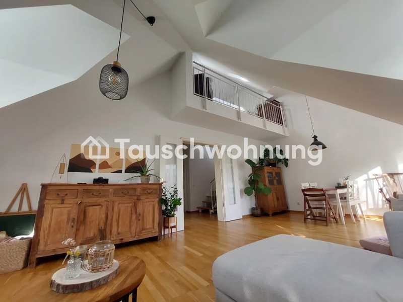 Tauschwohnung: Helle Maisonnettewohnung am Waldpark