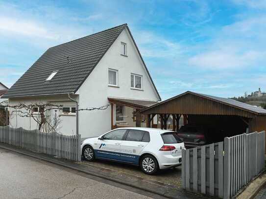 Traumhaftes Einfamilienhaus mit Blick auf Schloss Callenberg