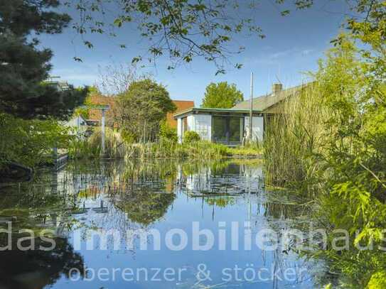 Schmied-Bungalow! Mit wunderschönem Garten und Teich (renovierungsbedürftig)