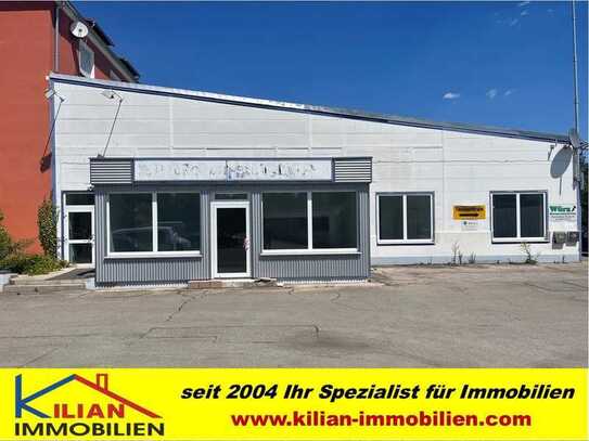 KILIAN IMMOBILIEN! 2 GEWERBEEINHEITEN! BÜRO- /AUSSTELLUNGS- U. LAGERFLÄCHEN MIT CA. 312 M² IN ROTH!