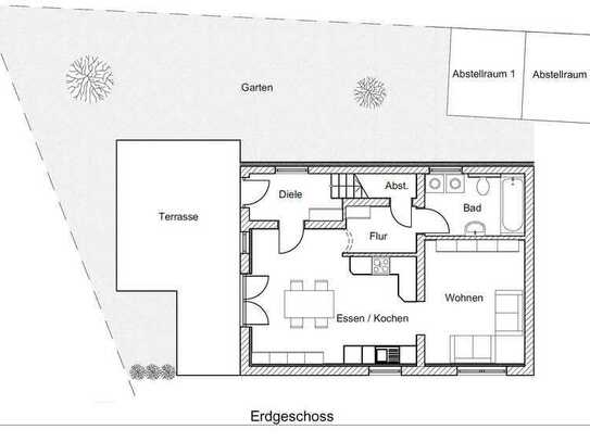 Sonnige 4-Zi.-Maisonette-Wohnung mit Terrasse und Garten in Altenmarkt an der Alz