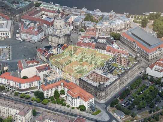 Exklusive Ladenflächen im Neubauquartier an der Frauenkirche