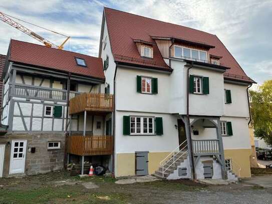 Geschmackvolle 3-Raum-Wohnung in Lauffen am Neckar in saniertem denkmalgeschützten Haus (17. JH)