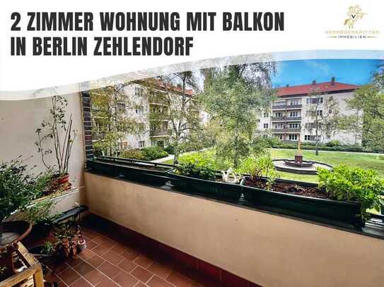 Attraktive Kapitalanlage - 2-Zimmer-Wohnung mit Balkon + Keller in Berlin Zehlendorf