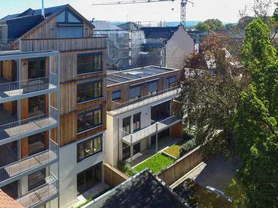 LudwigsTRAUM - EG-Garten-Wohnung Nr. 1: Urbanes Wohnerlebnis im höchsten Vollholz-Bauwerk Bayerns!