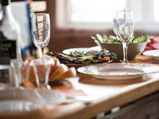 Neubrandenburg: etabliertes Restaurant in denkmalgeschützten Fachwerkhaus