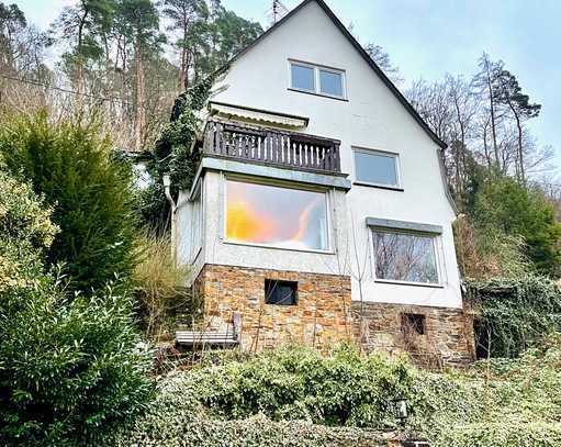 Einladendes Einfamilienhaus mit viel Charme, in naturnaher Ortsrandlage von Nassau an der Lahn