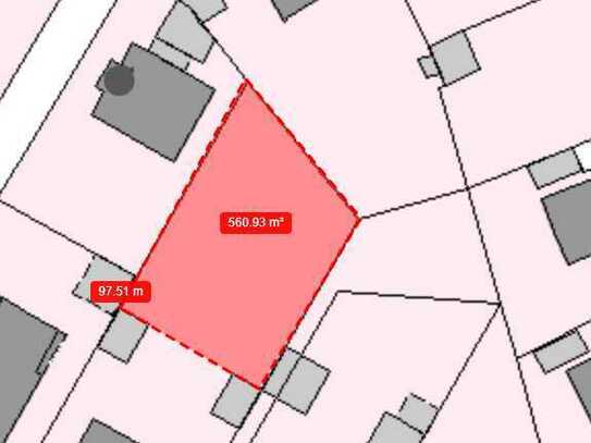 560 m² Baugrundstück in einer super Lage