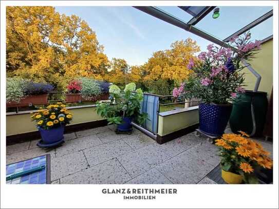 Mitten drin statt nur dabei - 2 Zimmer mit großer Dachterrasse