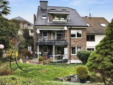 Befristet bis August 2025 in Bonn-Lannesdorf: 127 qm Maisonette-Wohnung mit EBK, Garten