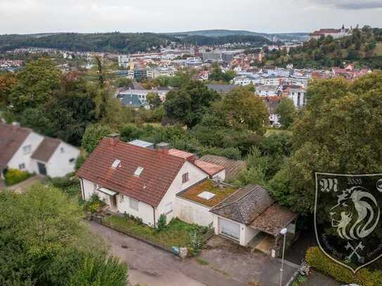 EFH mit gr. Grundstück – Top Lage mit unverbaubarem Schloss- u. Weitblick in HDH