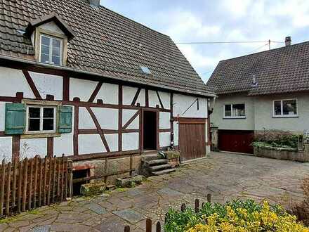 1-Familienhaus Bj. 1963 und denkmalgeschütztes kleines Fachwerkaus in Gaggenau-Michelbach