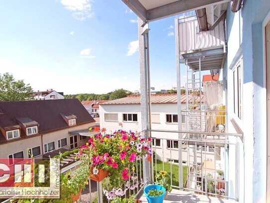 München-City/Harras Loftcharakter Top sanierte 2 Zimmer-Wohnung mit großem Südbalkon