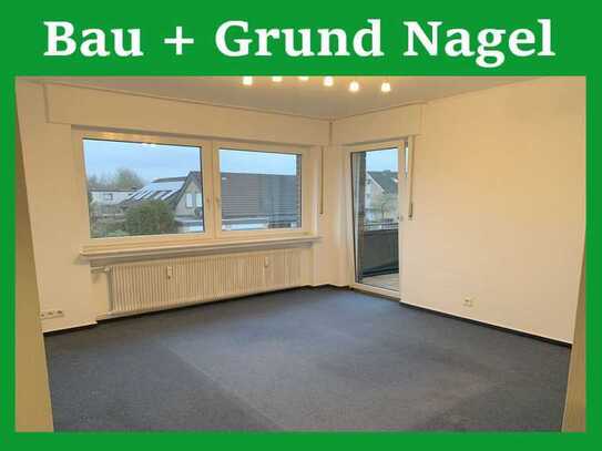 Singlewohnung (1.OG) mit Balkon und Garage in ruhiger Wohnsiedlung. Einbauküche möglich!