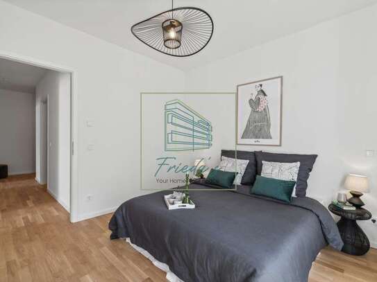 Neubau-Komfort in Friedenau: 3-Zimmer-Wohnung mit hochwertiger Einbauküche und Balkon