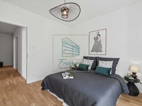 Neubau-Komfort in Friedenau: 3-Zimmer-Wohnung mit hochwertiger Einbauküche und Balkon