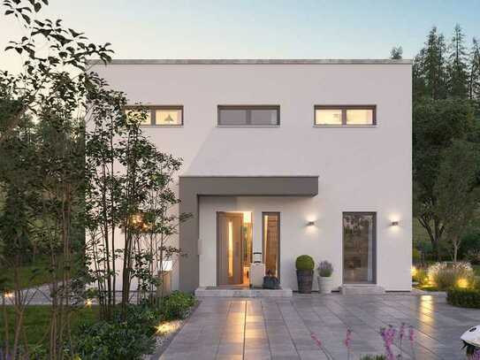 Elegantes Einfamilienhaus kombiniert mit moderner Architektur