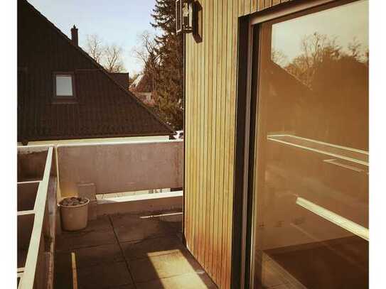 Helle Dachgeschosswohnung mit großem Balkon nach Südosten