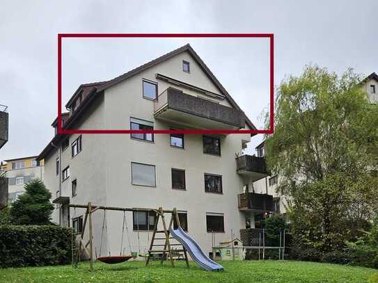 Für junge Familien! 3-Zimmer-Dachgeschosswohnung in Schorndorf-Süd