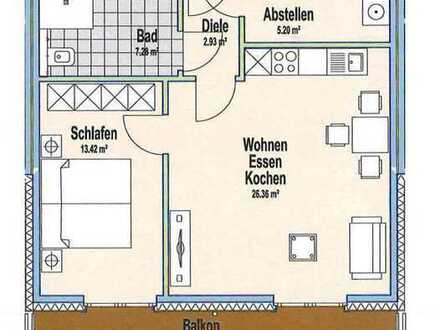 Neubau-Mietwohnung (62 m² Wohnfläche) mit Balkon in Laer!