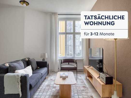 Schön ausgestatte & vollmöblierte 3 Zimmer Wohnung in excellenter Lage in Friedrichshain.