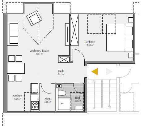 Förderstedt: 3-ZKB-Wohnung in ruhiger Lage (aktuell 2 baugleiche Wohnungen frei!)