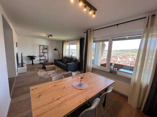 Traumhaftes 3,5-Zimmer-Apartment mit Balkon - auf Wunsch möbliert