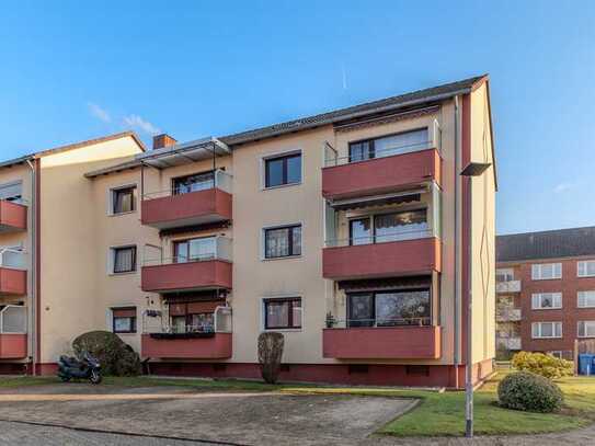 Eigentumswohnung mit Balkon, Stellplatz und Garage