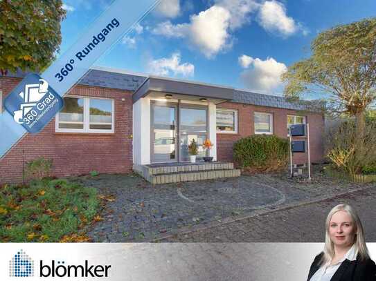 Blömker! Sanierter Bungalow mit zwei Wohneinheiten, 2 Garagen und 2 Terrassen in Rentfort-Nord!