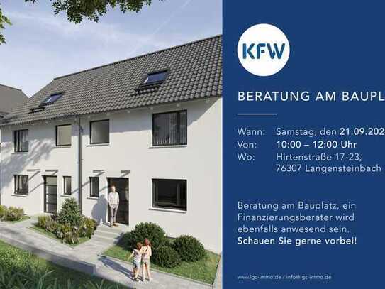 Beratung vor Ort Sa 21.09 10-12 Uhr. Neubau-DHH Langensteinbach