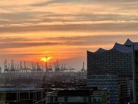 Einzigartige 360-Grad-Blicke über Hamburg: Luxuriöses Wohnen im Cinnamon Tower mit Panoramablick