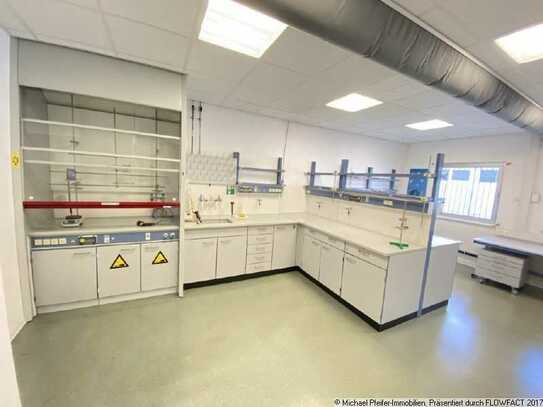 Hochwertige Labor- und Produktionsfläche mit Büroanteil in Mainz-Hechtheim.