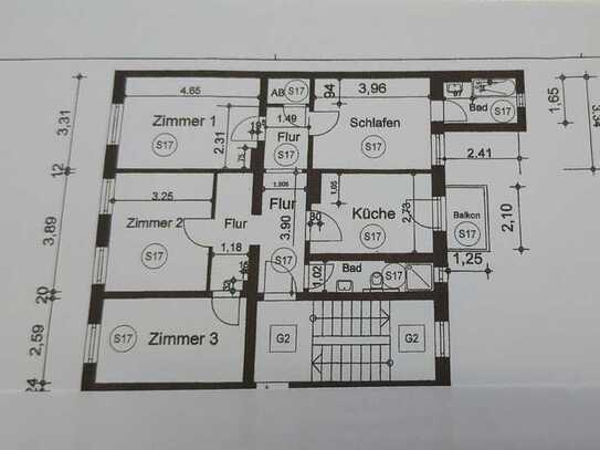 Schöne und vollständig renovierte 4-Raum-Wohnung mit Balkon und Einbauküche in Wilhelmshaven