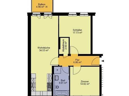 Stilvolle Wohnung im Herzen der Stadt