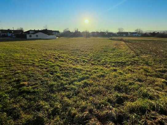 Sonniges BAUGRUNDSTÜCK mit westlichem Weitblick - Wohnen, wo andere Urlaub machen in 82396 Pähl