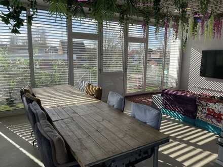 Penthouse-Wohnung mit Dachterrasse, Sauna, Küche,.. mitten in der City Bocholt