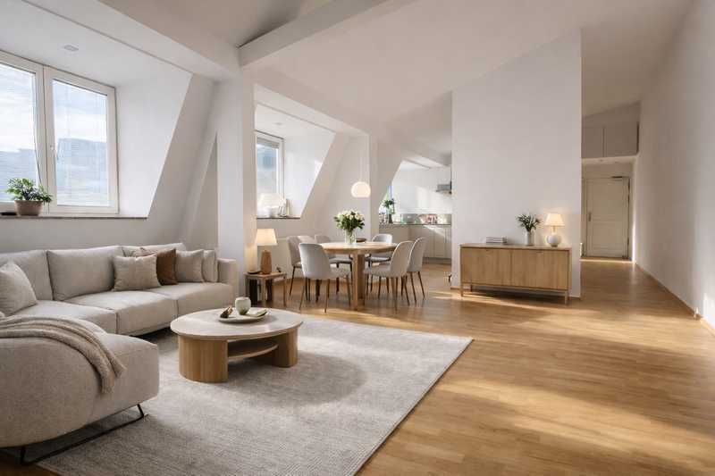 ILIEV IMMOBILIEN: Attraktive 3-Zimmer-Dachterrassenwohnung mit Süd-/Westausrichtung in LEHEL