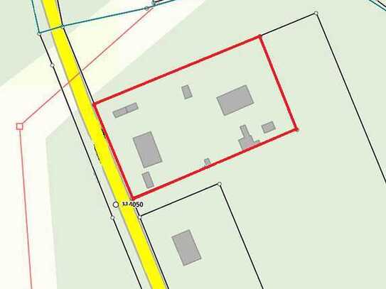 Grundstück (4.285 m²) mit Ruinen bebaut *PROVISIONSFREI* in Lauchhammer